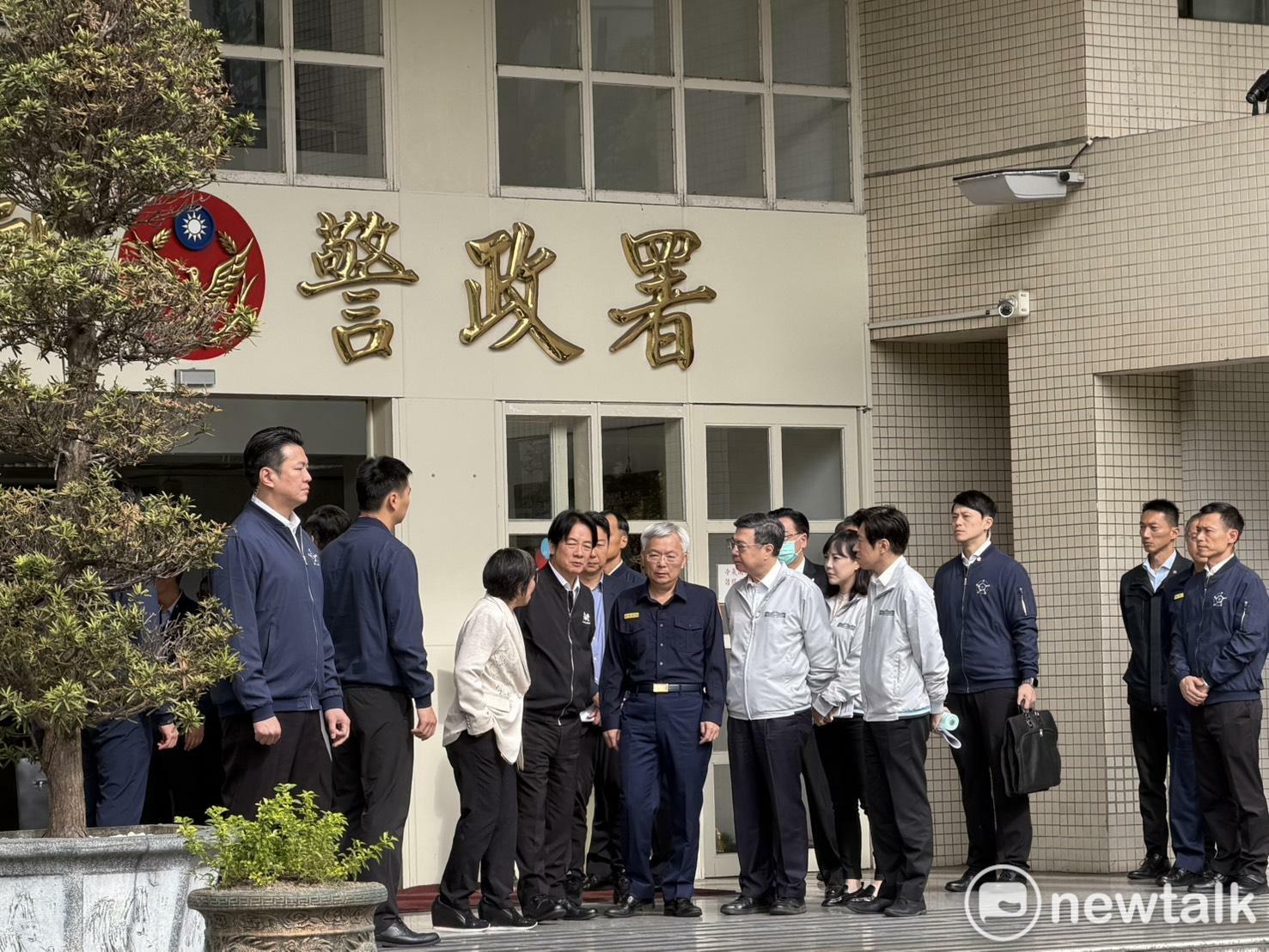  賴清德赴內政部警政署聽取「1219北市隨機襲擊事件」專案進度報告。 圖：高逸帆／攝 