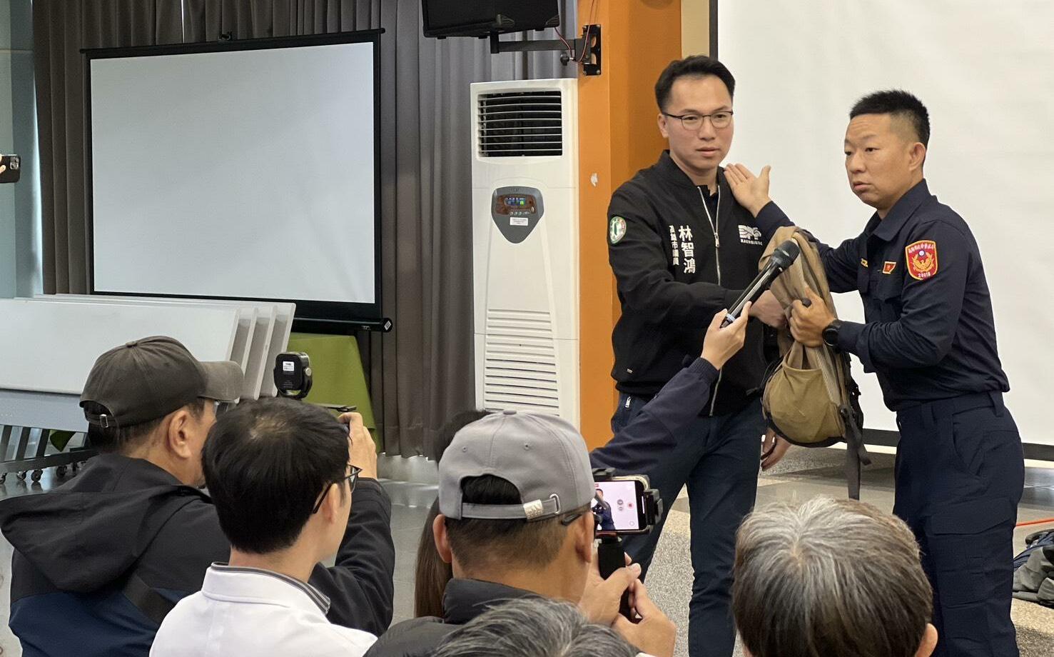 遇隨機攻擊如何自保? 林智鴻攜手五甲警宣導危機應變防身術