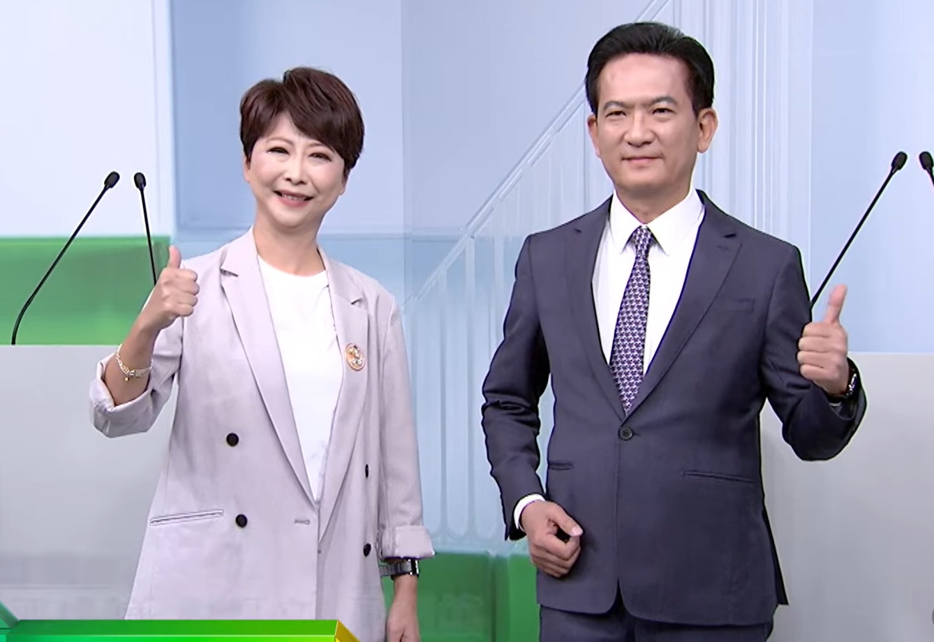  民進黨立委陳亭妃、林俊憲爭取黨內台南市長提名。 圖：《三立電視》提供（資料照） 