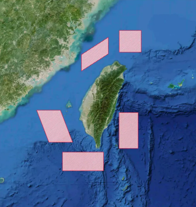  共軍東部戰區2025年12月29日清晨突襲式宣布，自即日起對台灣周邊實施名為「正義使命-2025」的大規模環台軍事演習，實施對颱封鎖。 圖:翻攝自環球網 