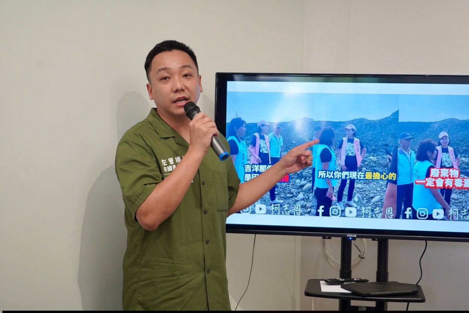 同屬湧言會的張以理與李雅慧兩人在選民設定上有清晰的區隔，避免全然的網內互打。 圖：翻攝臉書 