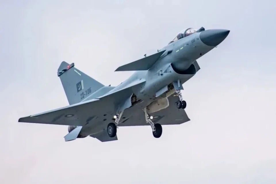 巴基斯坦目前是殲-10C 系列戰機首個正式海外用戶。 圖：翻攝自空天力量 