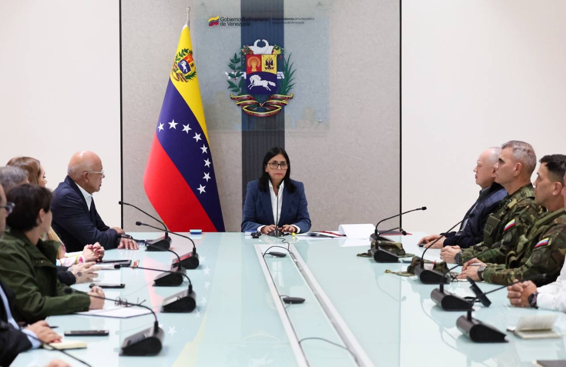  委內瑞拉目前的總統 德爾西·羅德里格斯（Delcy Rodríguez）。 圖/取自委內瑞拉政府官網 
