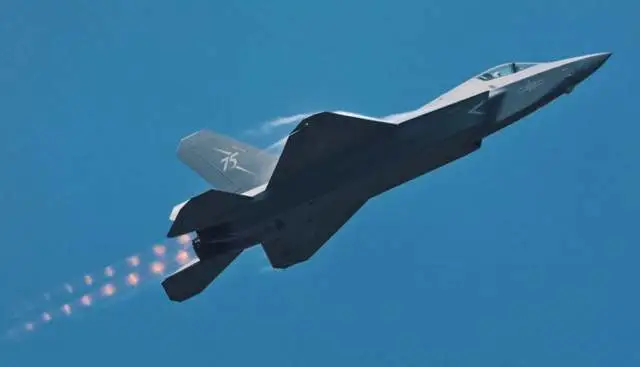  殲-35A 隱形戰機。 圖：翻攝自 騰訊新聞 
