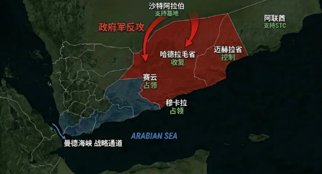  葉門政府軍攻擊南方過渡委員會STC所佔領的地盤。 圖 : 翻攝自蒙娜俊夫 