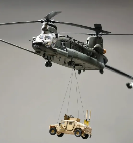  160 特種作戰航空團專責夜間、惡劣天候與低空飛行任務。圖為他們裝備的「契努克」直升機。 圖：翻攝自 騰訊新聞@翰林冷知識 