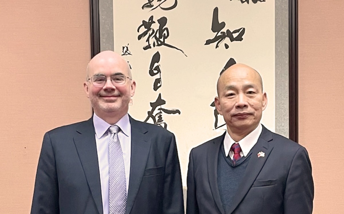 谷立言見韓國瑜、江啟臣!討論美台安全、經濟、人民交流強化合作