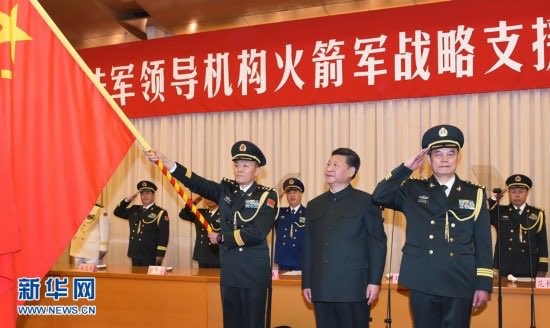  中國政府於 2015 年高調成立火箭軍部隊，但 4 任司令員卻在近年針對解放軍高層的清洗行動中先後落馬，連外圍的專家、供應商也遭受牽連。有網友諷刺地認為，火箭軍可能已經在一系列的清洗行動中「全軍覆沒」。 圖：翻攝自 @duwen2023 X 帳號 