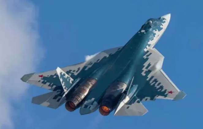  俄軍蘇-57 戰機。 圖 : 翻攝自子桑鷹脈 