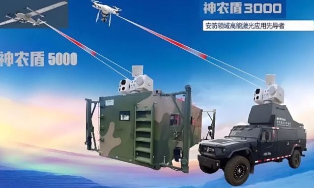  中國神農盾系列雷射武器也出現在俄烏戰場。 圖 : 翻攝自中國軍網 
