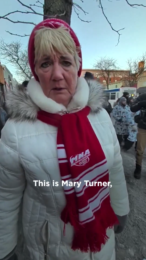  美國全國護士聯合會主席特納（Mary Turner）要求政府「立即廢除」ICE。 圖：翻攝自 X 