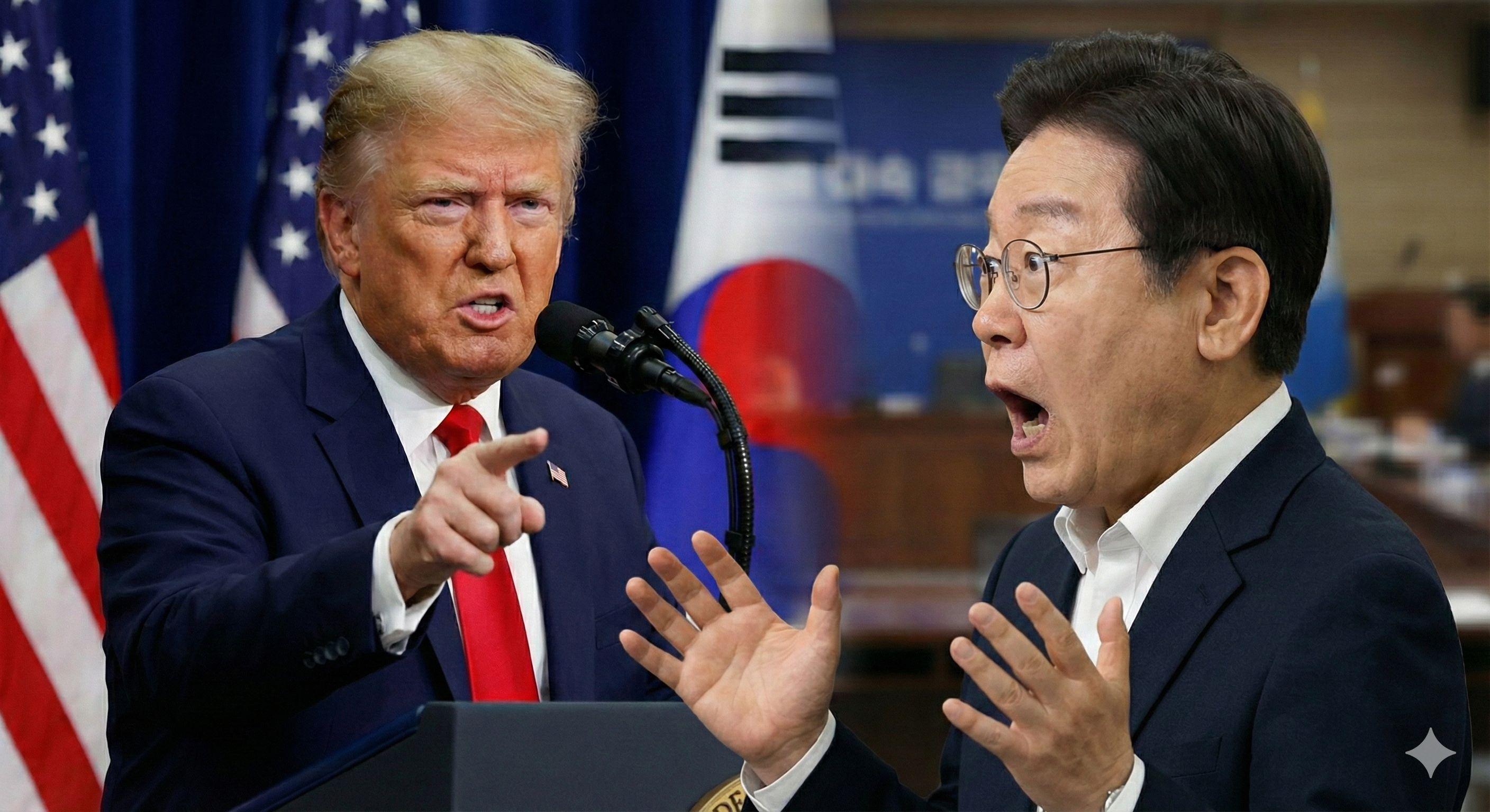 郭正亮表示，南韓在對美關稅部分，反對黨其實並無異議，真正卡關的是投資與進口開放兩塊。 圖：Gemini　AI生成 / 曾郡秋 製 