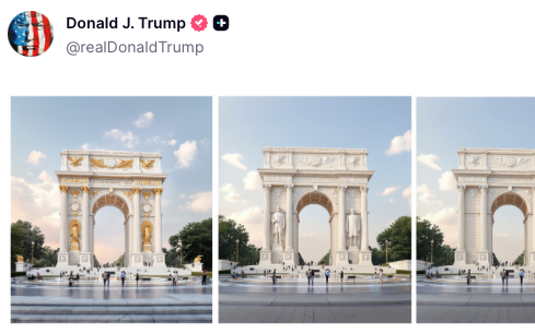 250英呎對應250周年!川普執意興建「美版凱旋門」惹議