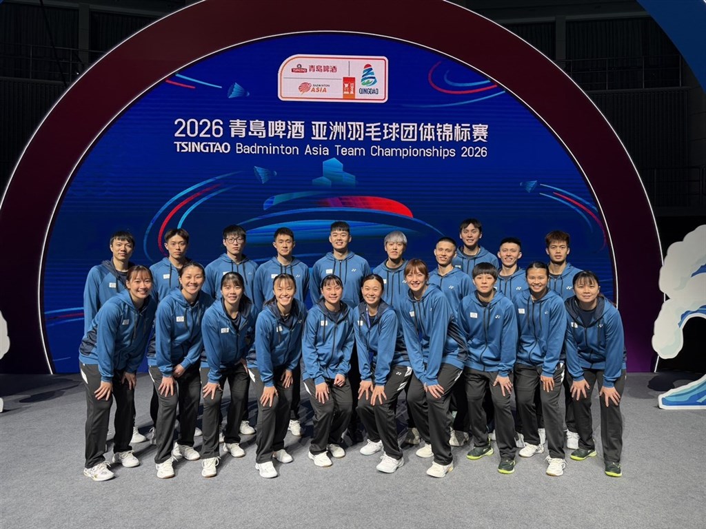 亞洲羽球團體賽 林俊易領軍台灣男團拚站頒獎台