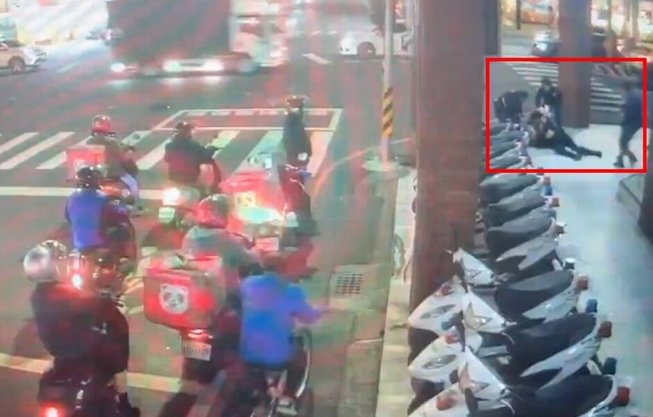 台南派出所前持刀攻擊 2路人受傷、凶嫌當場遭逮