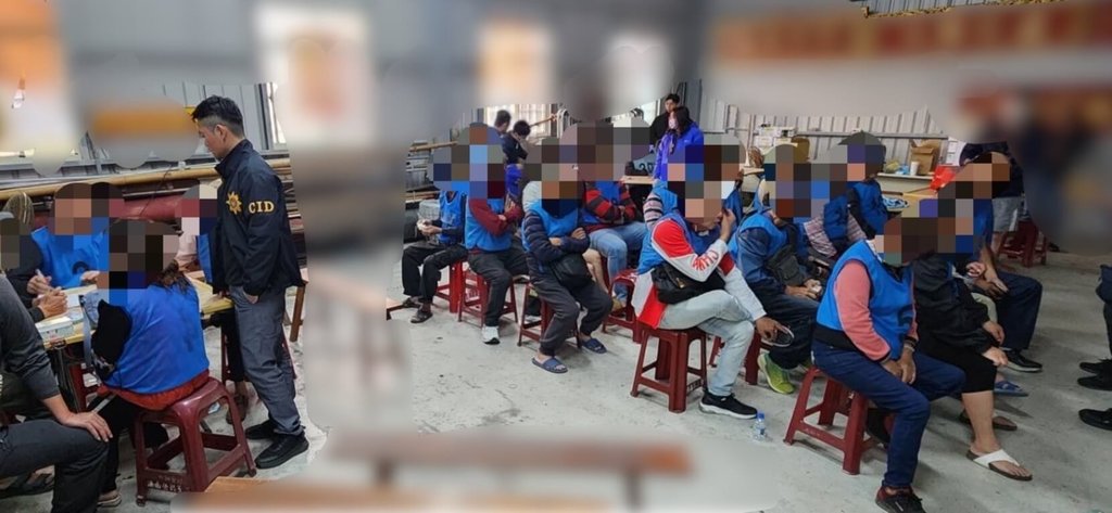 台南某宮廟委員春節假期聚賭 警逮32人送辦