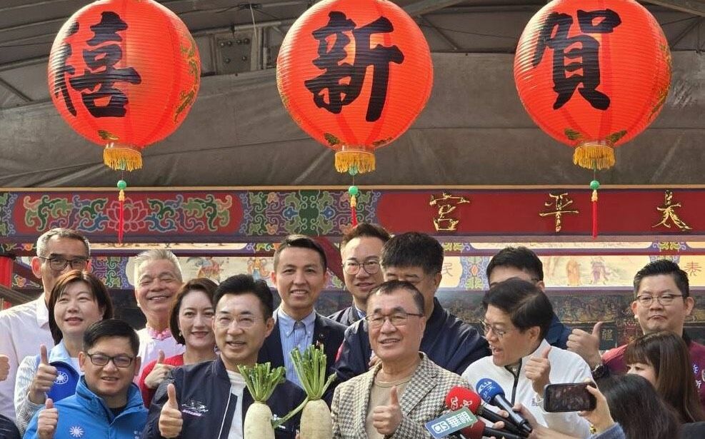 最強組合同框 ! 李四川、江啟臣新店合體 藍議員 :「北中一線牽」