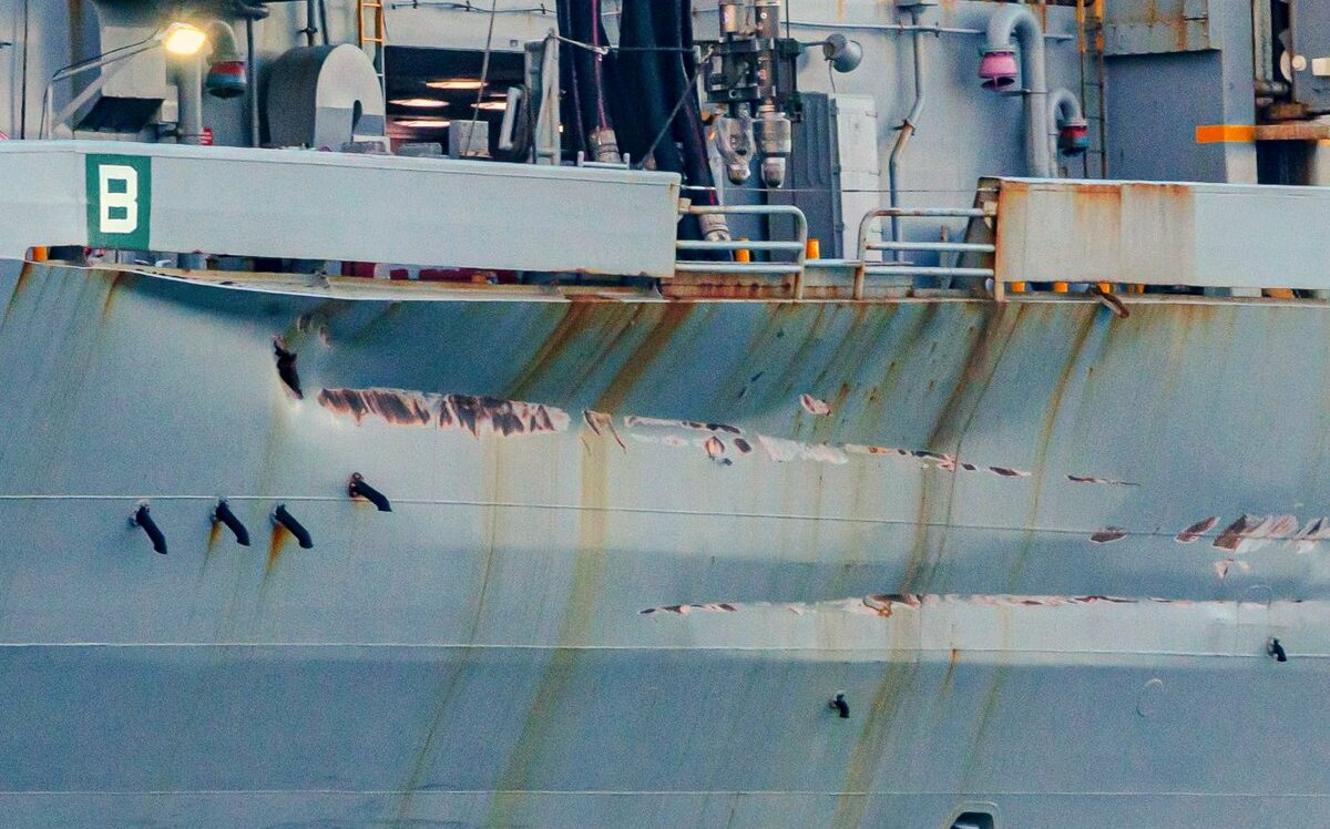 海上補給撞船!美驅逐艦「特魯斯頓號」指揮官遭「喪失信心」解職