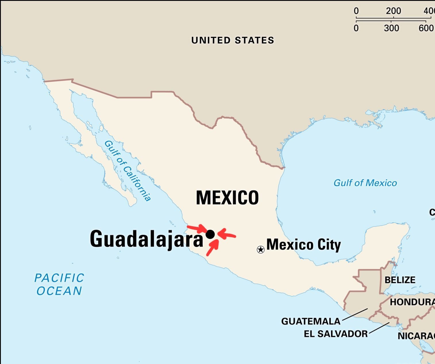  歐塞奎拉建立的「哈里斯科新世代集團」（CJNG）大本營位於瓜達拉哈拉（Guadalajara）。 圖 : 翻攝自 X 