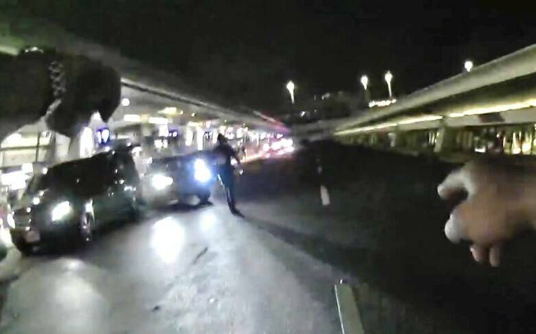 桃園機場白牌車違法攬客!拒檢衝撞2警 航警依法送辦