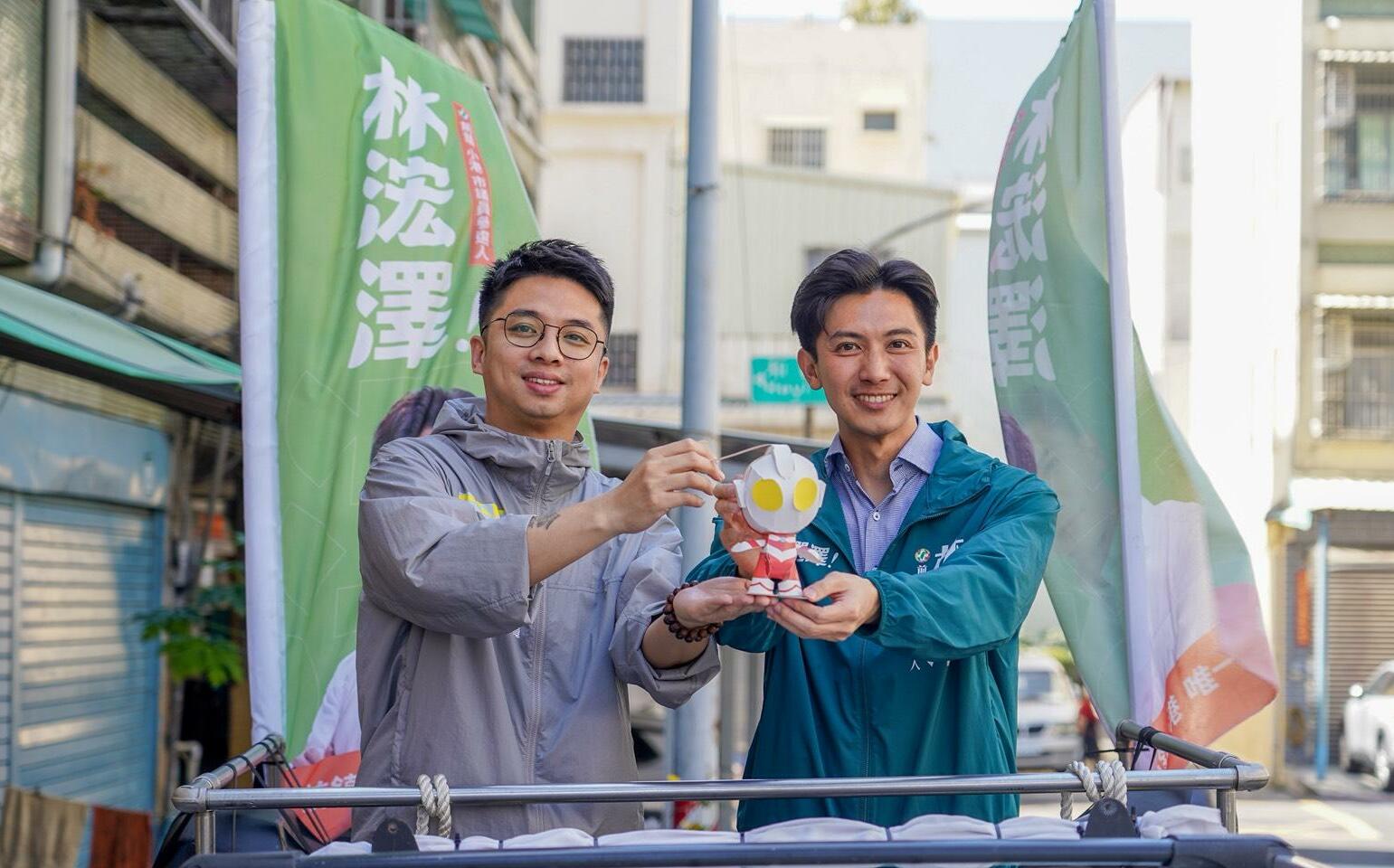 邀新竹市議員劉康彥交流市政 林浤澤大力推動「五力政策」