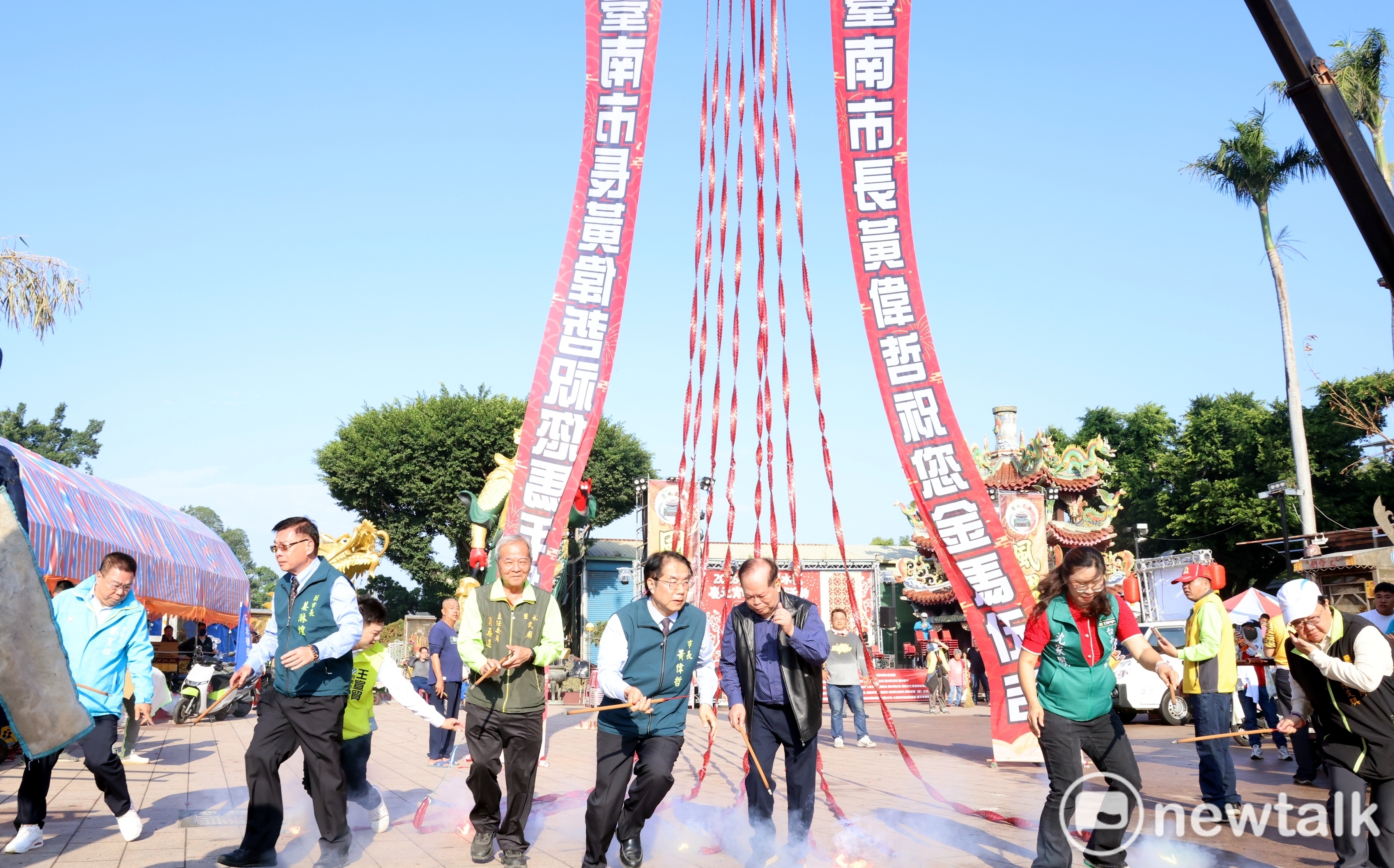 2026鹽水蜂炮今啟炮 黃偉哲邀訪鹽水小鎮「犁炮」慶元宵