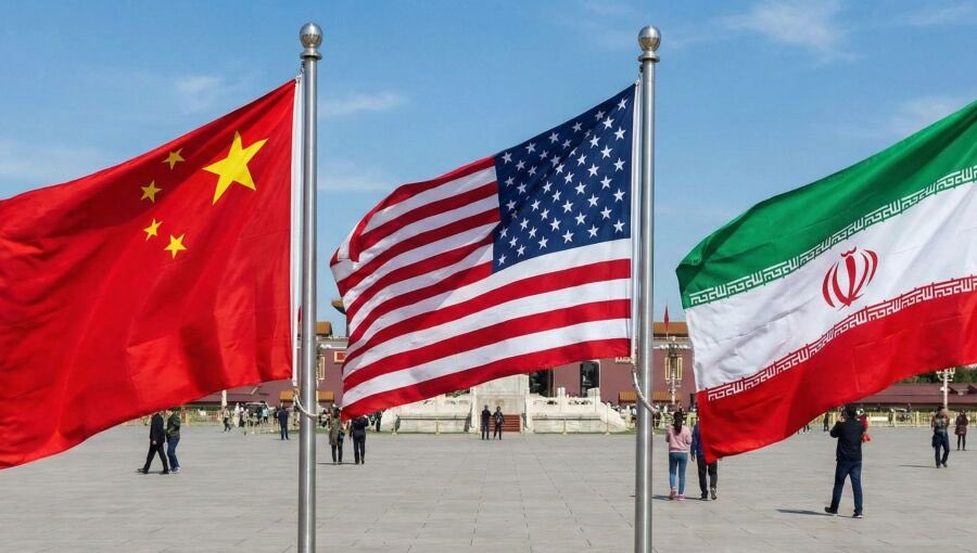 中國外交部僅以不足 80 字表示「高度關切」，強調尊重伊朗主權並呼籲停止軍事行動，未出現「譴責」或「違法」字眼，也未點名美國或以色列。 圖:翻攝自X帳號@LPX2019 