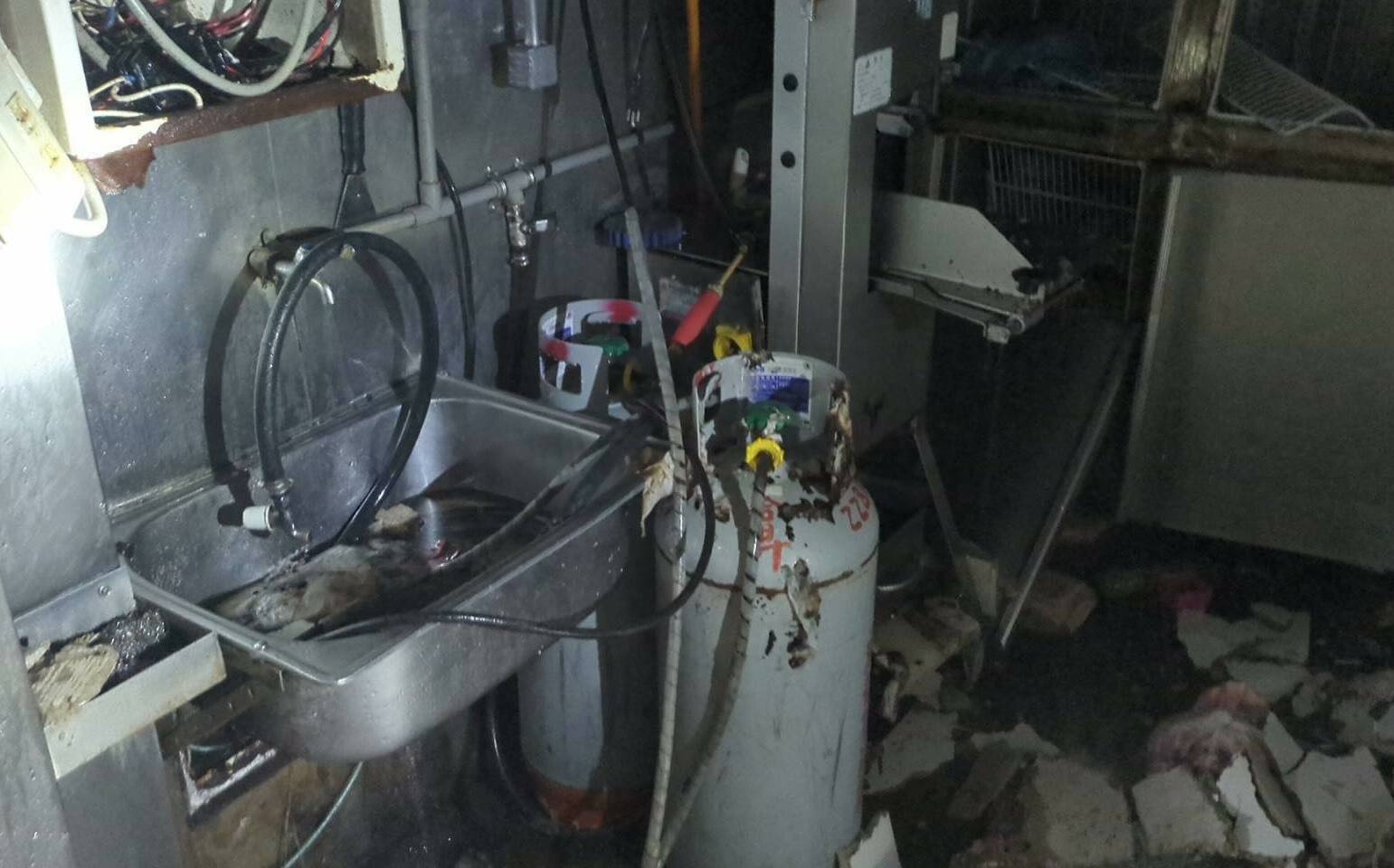 (影) 台中建國市場驚傳氣爆! 疑瓦斯外洩釀禍 現場畫面曝