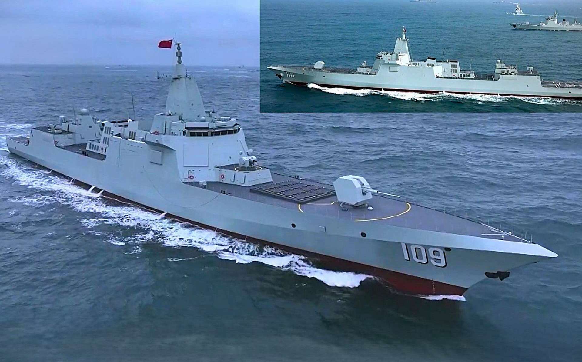 中國威脅再升級 ! 東部戰區迎2艘萬噸055驅逐艦 南海島偷建完成 日本這樣說.....