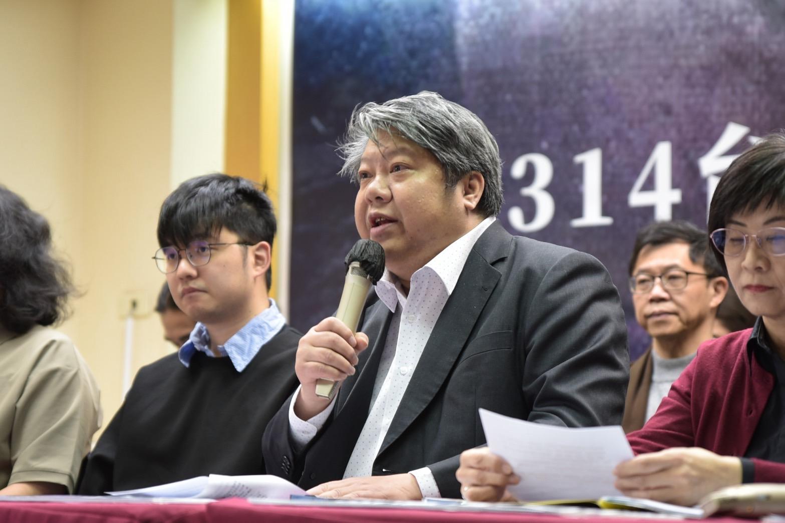  台灣經濟民主連合會長賴中強。 圖：台灣經濟民主連合 提供 