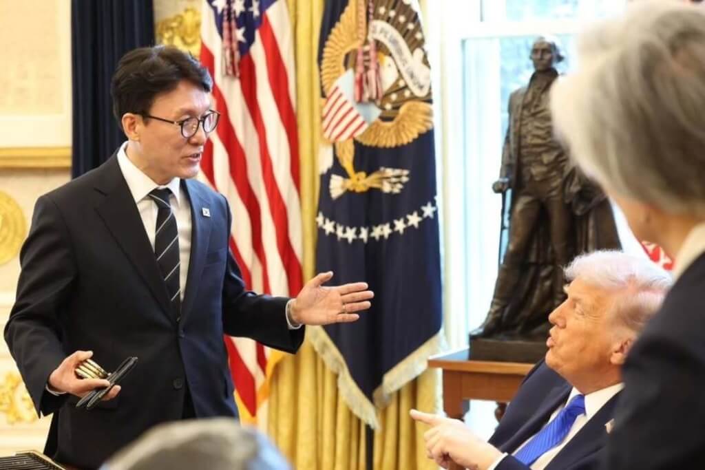 川普會晤南韓總理金民錫 對北韓議題表達關心