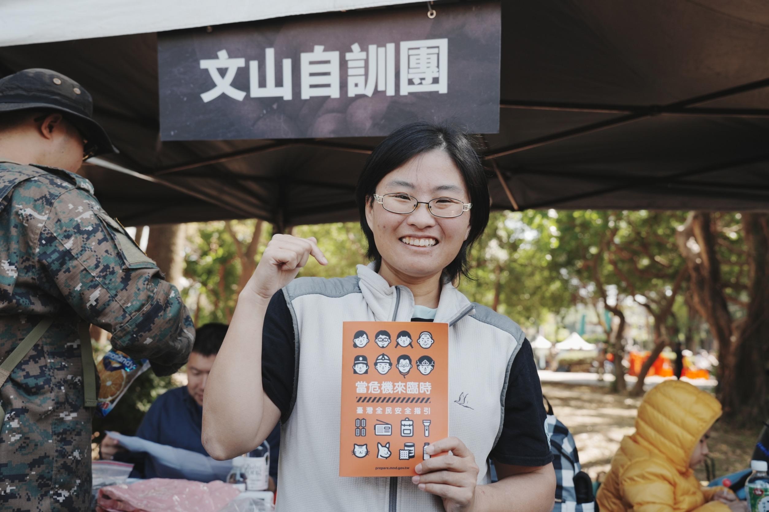  由志工自主組建的地方「自訓團」也在活動中首次集結現身。 圖：台灣經濟民主連合 提供 