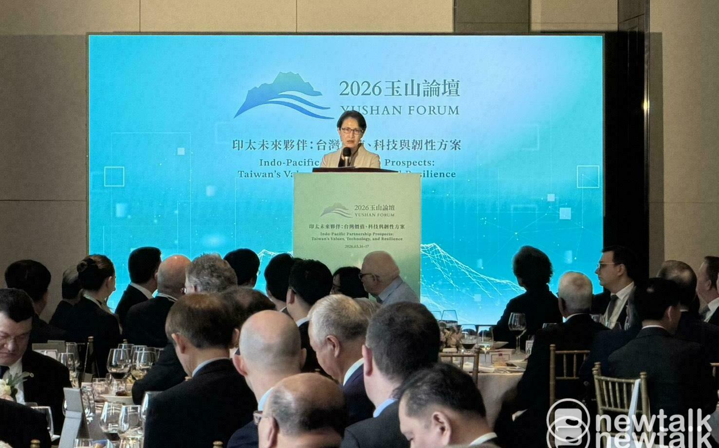 盼促進區域安全 蕭美琴:台灣將以3大優勢與國際深化合作