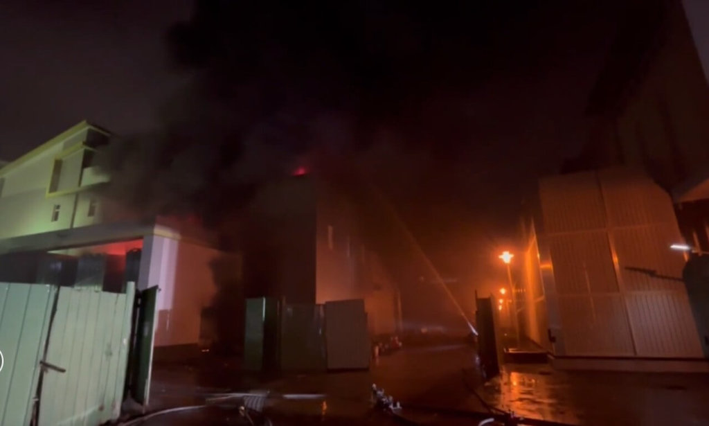 竹市竹園超高壓變電所起火釀1死 竹檢待命相驗