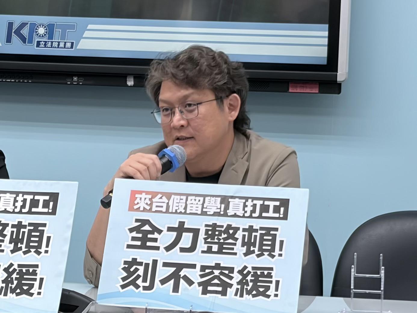  國民黨立委立委黃建賓。 圖：李宣萱 / 攝 