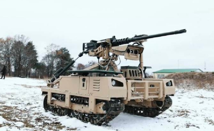  地面機器人將取代烏克蘭前線1/3的肉搏士兵戰力。 圖 : 翻攝自墓碑科技 