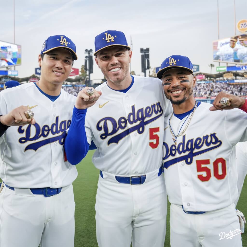 道奇頒世界大賽冠軍戒 大谷翔平力拚3連霸