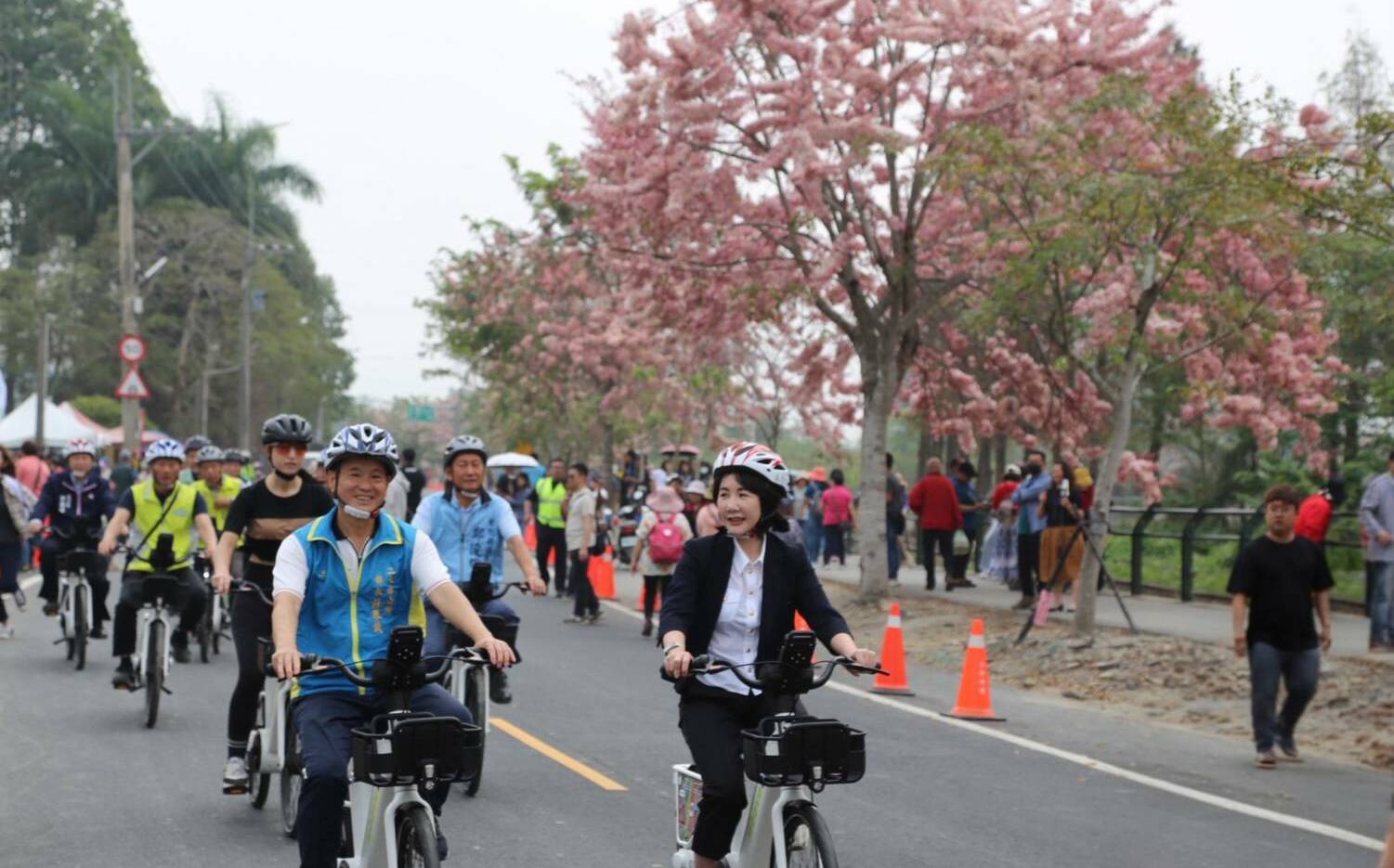 2026參山騎旅首發!二水粉紅花旗木鐵道美景 體驗百年水圳文化