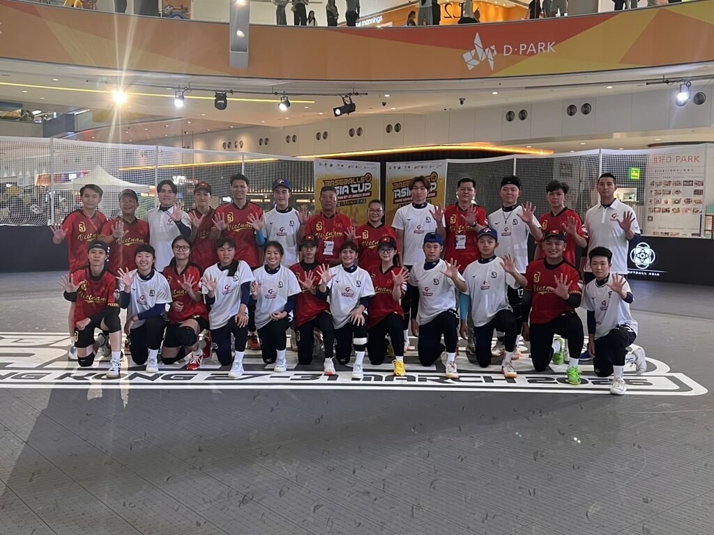 亞洲盃5人制棒球賽台灣勝越南 分組第1名晉級
