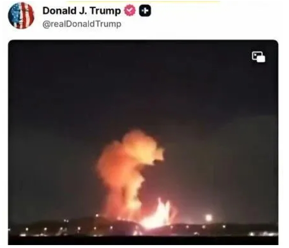 稱要和談還猛轟! 美軍2千磅鑽地彈襲伊大型彈藥庫 川普貼文即時報戰況