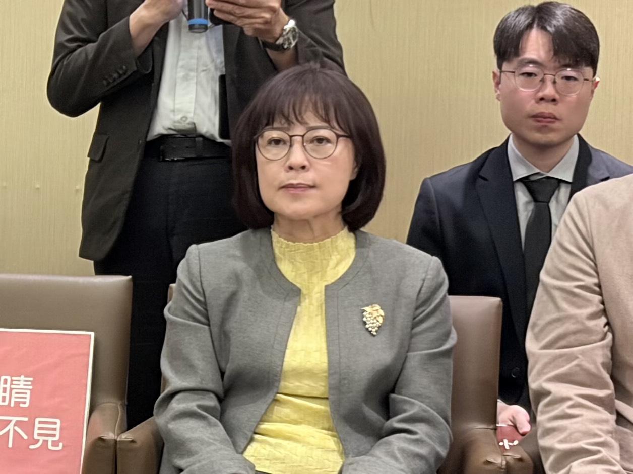  民進黨立委林月琴。 圖：李宣萱/攝 