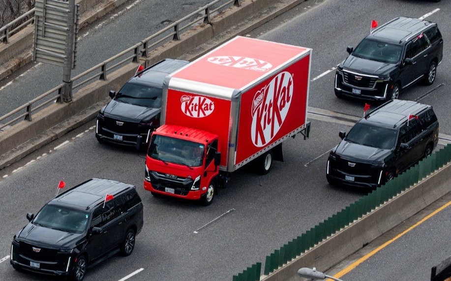 (影) 12噸KitKat失竊重案!雀巢出動總統級護送運輸車!