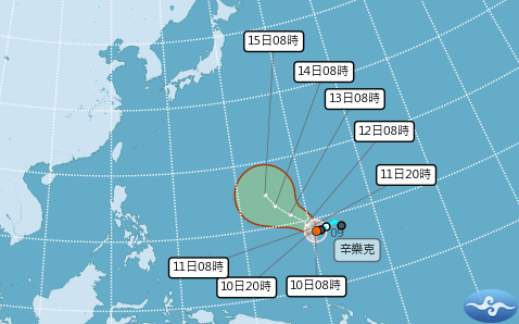 4月颱「辛樂克」生成!預估路徑「大迴轉」 規模上看強颱等級
