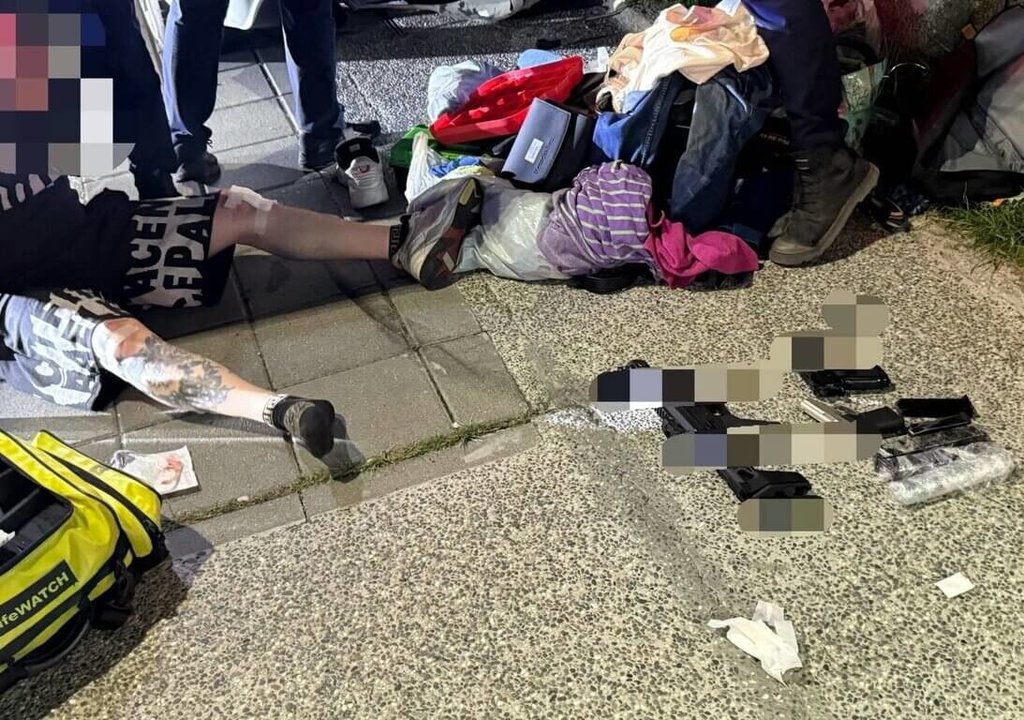 毒駕攜槍吃宵夜 2男遭嘉市警移送法辦