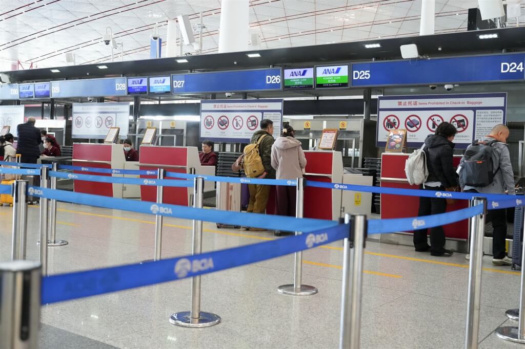 中日航班大幅縮減 3月53條航線取消全部航班