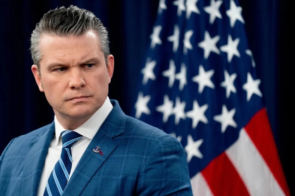  美國國防部長海格塞斯（Pete Hegseth）。 圖 : 翻攝自 IC Photo 