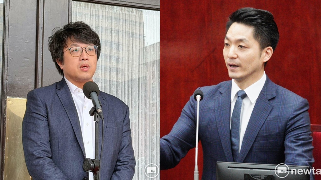  謝寒冰指出，沈伯洋之所以會強調自己有腦袋不空，是因為擔心外界對他沒腦袋很空的評價，怕被看破手腳而急於替自己辯解。相比之下，蔣萬安從未針對草包罵名說過一句話，因為大家都知道那是胡說八道。 圖：新頭殼合成照 