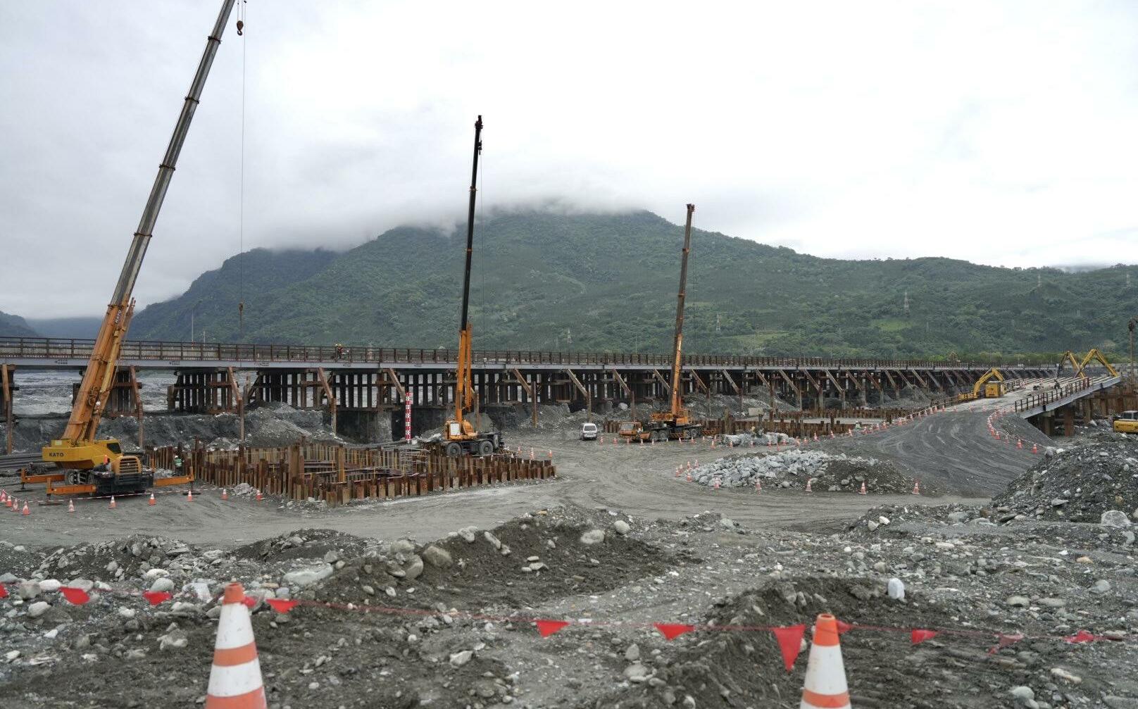 修補東台灣交通動脈!台9線馬太鞍溪橋修補進度達標