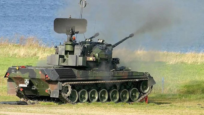 在軍援方面，比利時也宣布將作為一項約 10 億歐元軍援計畫的一部分，向烏克蘭提供並轉交 15 套「獵豹」（Gepard）自行防空系統。 圖:翻攝自X帳號@NSTRIKE1231