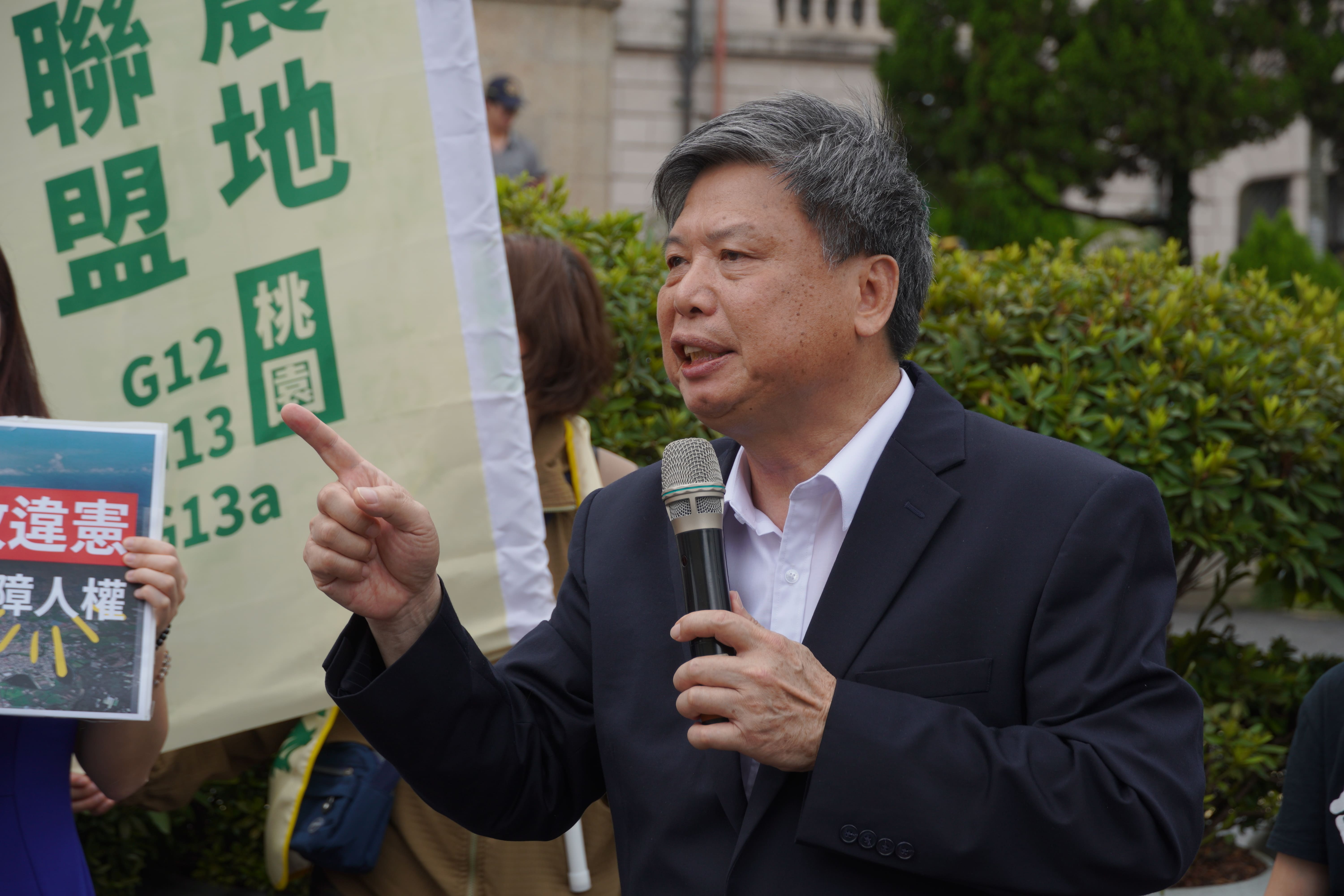  政大特聘兼任教授、台灣居住正義關懷聯盟成員徐世榮。 圖：台灣人權促進會 提供 